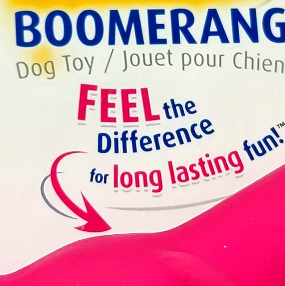 NWT Hartz Dura Play Boomerang Dog Toy Bacon Scented - Picture 5 of 10